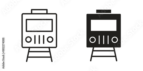 Subway icon for web, app, infographic.