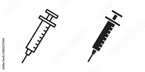 Syringe icon for web, app, infographic.