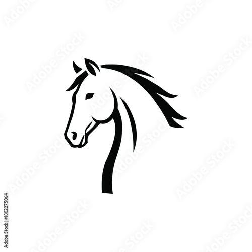 black horse vector illustration  black horse vector  design  silhoutte for logo black horse png 
