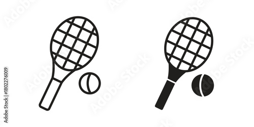 Tennis icon for web, app, infographic.