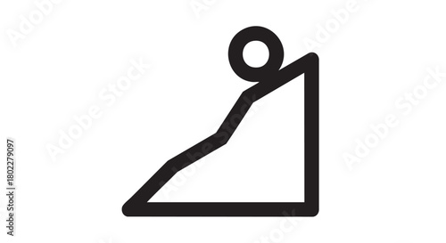 ## **11. Tipping point critical threshold outline vector**
