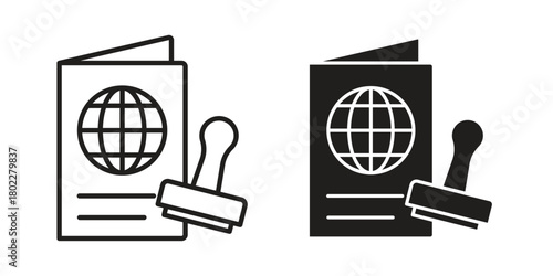 Visa icon for web, app, infographic.