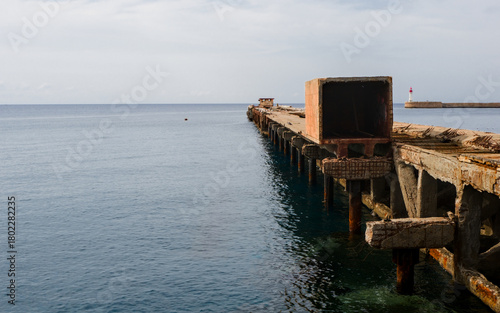 Port and Lighthouse in Almeria