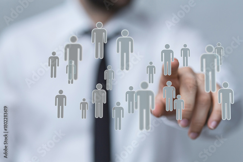 Business professional selec...