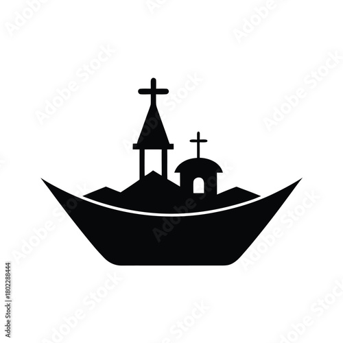 Jesus Cradle Minimal Design Artwork