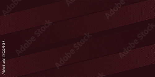 Abstract deep burgundy and maroon hues color featuring background. Geometric lines stripes. Modern two lines concept. Vector design. eps 10.