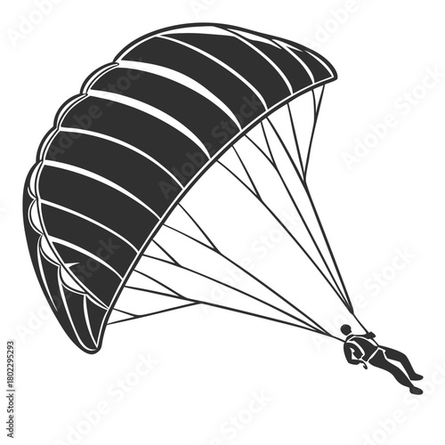 parachute with a parachute