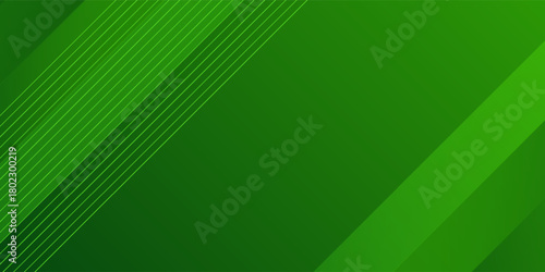 Abstract green sporty background with shiny lines and lights green.