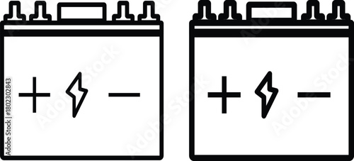 Fast charging battery icon ,High quality black style vector icons, car battery icon. battery energy charging icon sign vector illustration,
