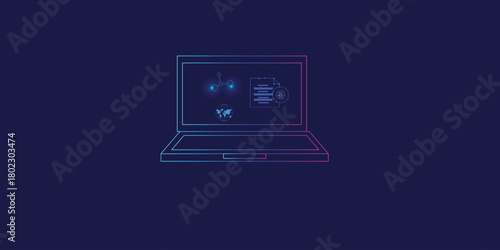 Studio template and white round shape pedestal on light blue background with spotlight product shelf. Blank studio podium for product advertising.