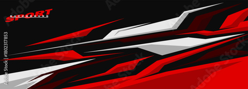 car livery graphic vector. abstract background design for vehicle vinyl wrap and sports car, racing car, rally, and decal