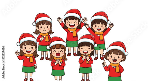 Festive christmas scene with intricate decorative elements and a central focal point perfect for holiday greetings and seasonal designs