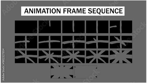 4K Rough Texture Hand-Drawn Block Wipe FX Animation. Chunky Brush Stroke Transition Sequence. Sketchy 2D Vector Wipe Explosion Effect and Gritty Textured Rectangle Reveal for Motion Design.