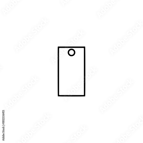 Price tag icon flat vector design.
