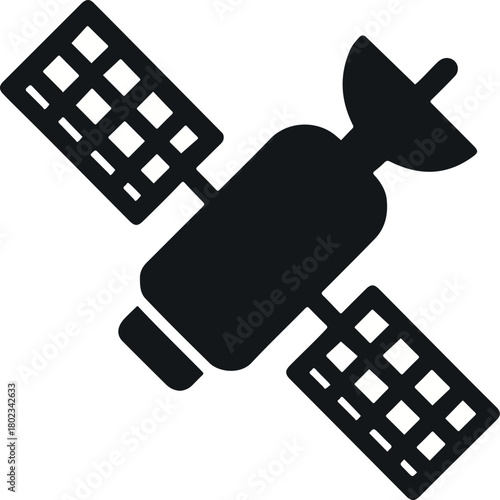 satellite vector silhouettes