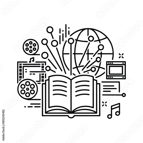 Global media education, learning, and digital content streaming.