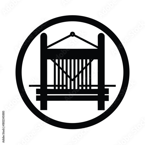 Local Weaving Loom Icon