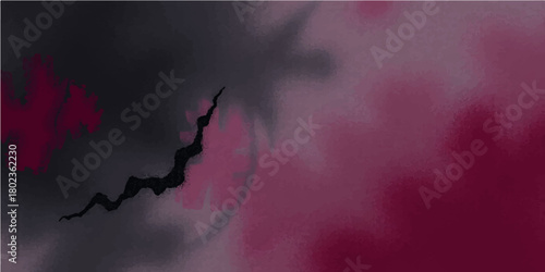 Dark scary Halloween background with abstract blue and white clouds, bats, and a vector texture illustration