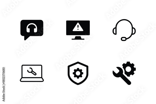 Tech Support Icon Set