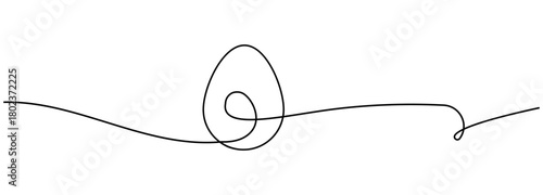 Easter Egg Icon set, Easter Egg Vector with black Line, Egg continues one line drawing of eggs in abstract shape, vector illustration design elements for easter holidays, line egg vector, easter egg,
