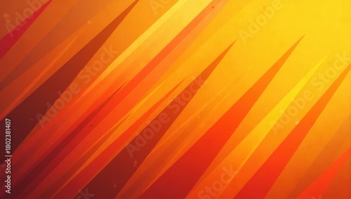 Wallpaper Mural Abstract diagonal stripes of warm orange and yellow colors Torontodigital.ca