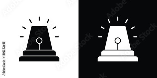 Ambulance siren icon Isolated. icon for logo, graphic design and more.