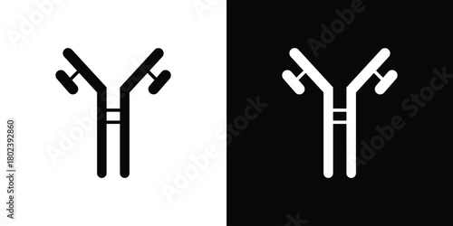 Antibody icon Isolated. icon for logo, graphic design and more.