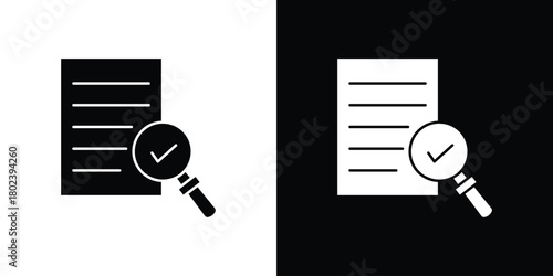 Audit icon Isolated. icon for logo, graphic design and more.