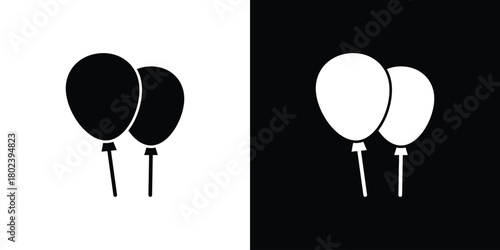 Balloon icon Isolated. icon for logo, graphic design and more.