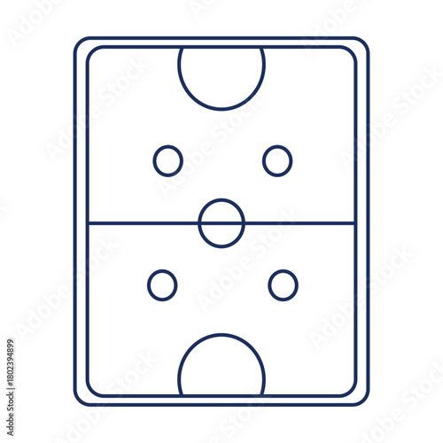 Number eight made of matches on a white background icon illustration