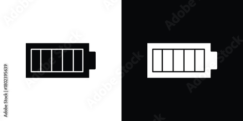 Battery icon Isolated. icon for logo, graphic design and more.