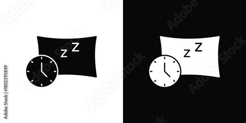 Bedtime icon Isolated. icon for logo, graphic design and more.