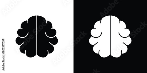 Brain icon Isolated. icon for logo, graphic design and more.