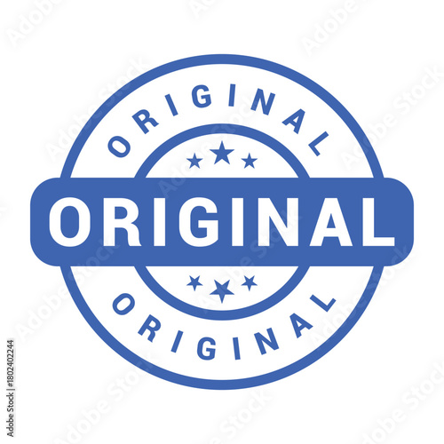 Original rubber stamp seal badge vector