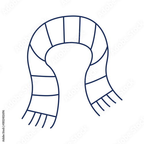 Hand-drawn vector illustration of a man holding a pencil, a business concept design icon, and symbol