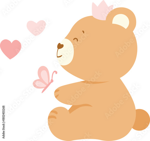 Princess Teddy Bear Sweet Garden Encounter