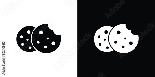 Cookie icon Isolated. icon for logo, graphic design and more.