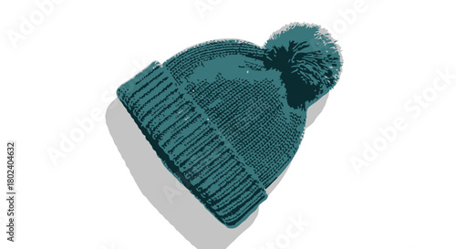Knitted Winter Beanie Hat