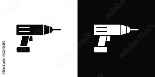 Drill icon Isolated. icon for logo, graphic design and more.