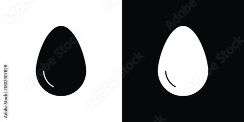 Egg icon Isolated. icon for logo, graphic design and more.