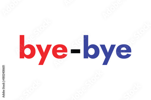 Saying goodbye in a colorful, bold, and graphic way is perfect for creative projects and bold statements