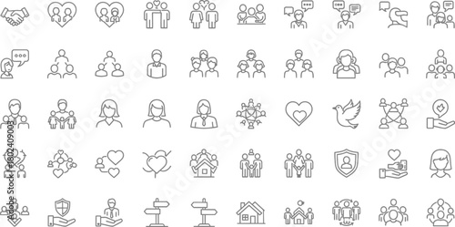 Daily Life Vector Illustration – Everyday Activities, Routine, Lifestyle Icons