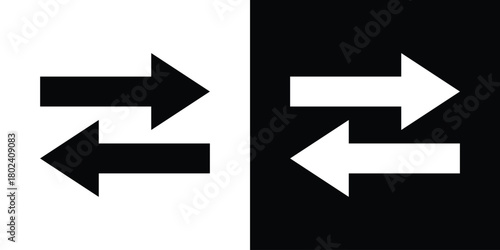 Exchange icon Isolated. icon for logo, graphic design and more.