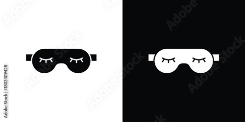 Eye mask icon Isolated. icon for logo, graphic design and more.