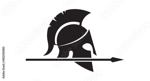 4. Minimalistic phalangite head silhouette
