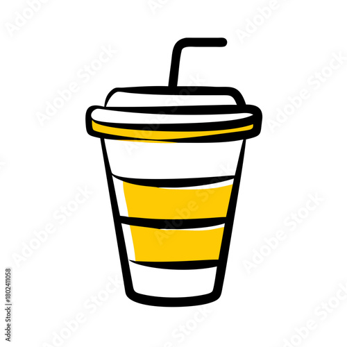 illustration of a glass of cola