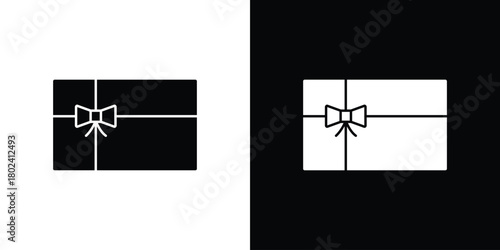 Gift card icon Isolated. icon for logo, graphic design and more.