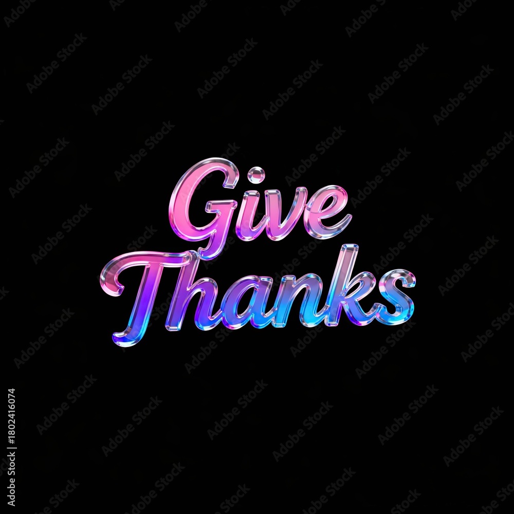 Obraz premium Glowing text on black background