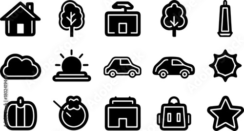 Two golden retriever puppies playing together in a grassy green field