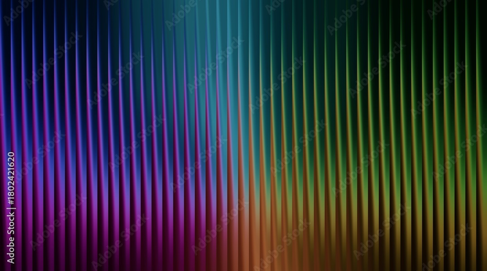 Fototapeta premium Colorful abstract background with vertical lines and smooth gradient effect